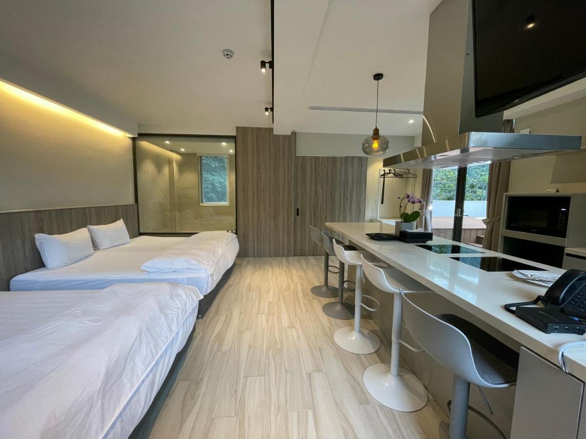烏來足立司拉 Sla Ulay 溫泉會館 Appartement Wulai Buitenkant foto